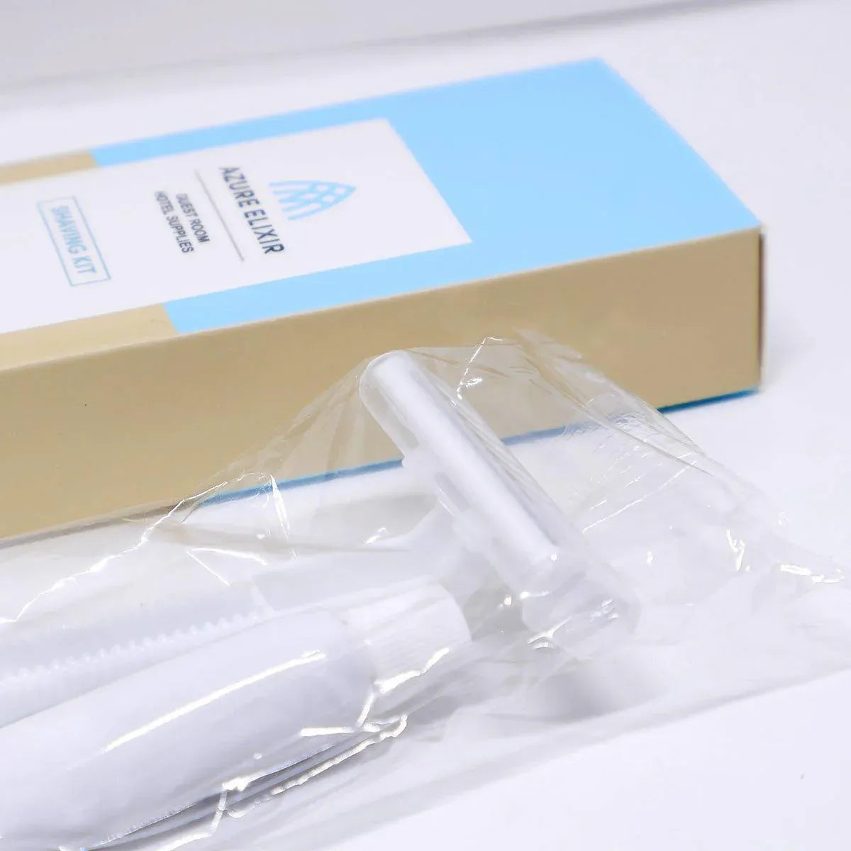 50pcs Hotel Razor and Shaving Cream Set for Guesthouse Bathroom Travel Use - Small