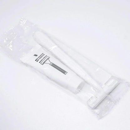 50pcs Hotel Razor and Shaving Cream Set for Guesthouse Bathroom Travel Use - Small