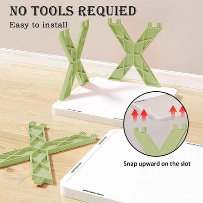 Simple Shoe Rack Home Use Space Saving Clip Storage Organizer Cabinet Stand - Green