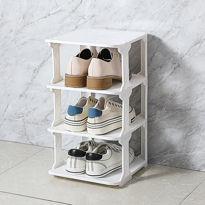 4/5Tier Shoe Rack Organizer Shelf Space Saving Storage Stand For Entryway Home - 4-Tier