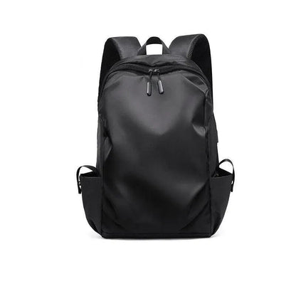 Mens Backpack Large Capacity Waterproof Schoolbag Laptop Work Travel Bag - Black