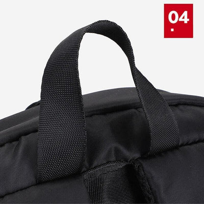 Mens Backpack Large Capacity Waterproof Schoolbag Laptop Work Travel Bag - Red