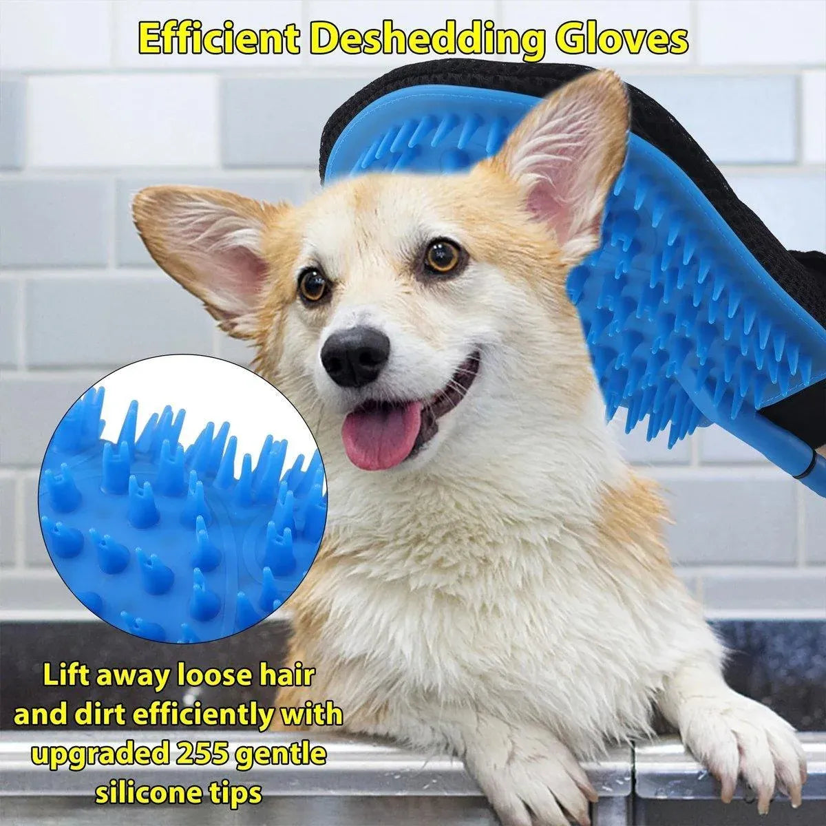 Dog Bath Brush Magic Scrub Brush Golden Retriever Teddy Shepherd Pet Grooming