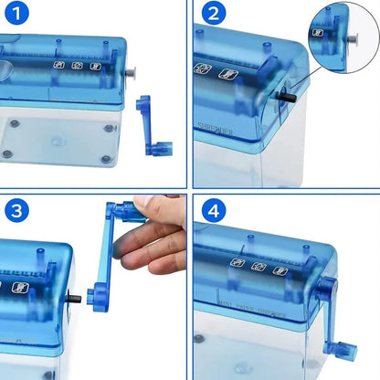 A6 File Hand Paper Shredder Straight Cutting Machine Manual Document Handmade