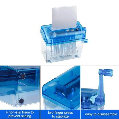 A6 File Hand Paper Shredder Straight Cutting Machine Manual Document Handmade
