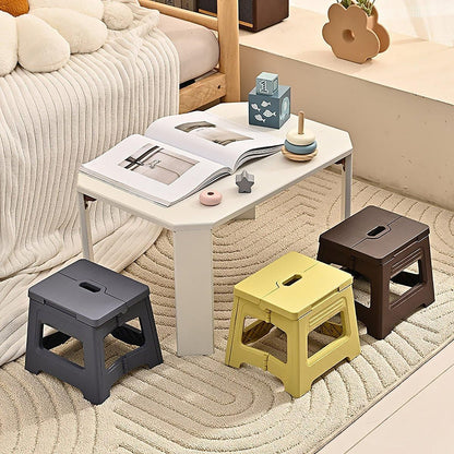 Portable Adjustable Folding Plastic Stool Retractable Outdoor Fishing Chair - Grey