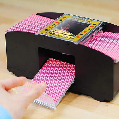 2 Deck Automatic Card Shuffler for Poker Casino Home Game Use