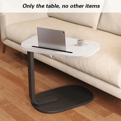 Mini Side Table Wooden Board Movable Lightweight Small Desk Compact Home Office