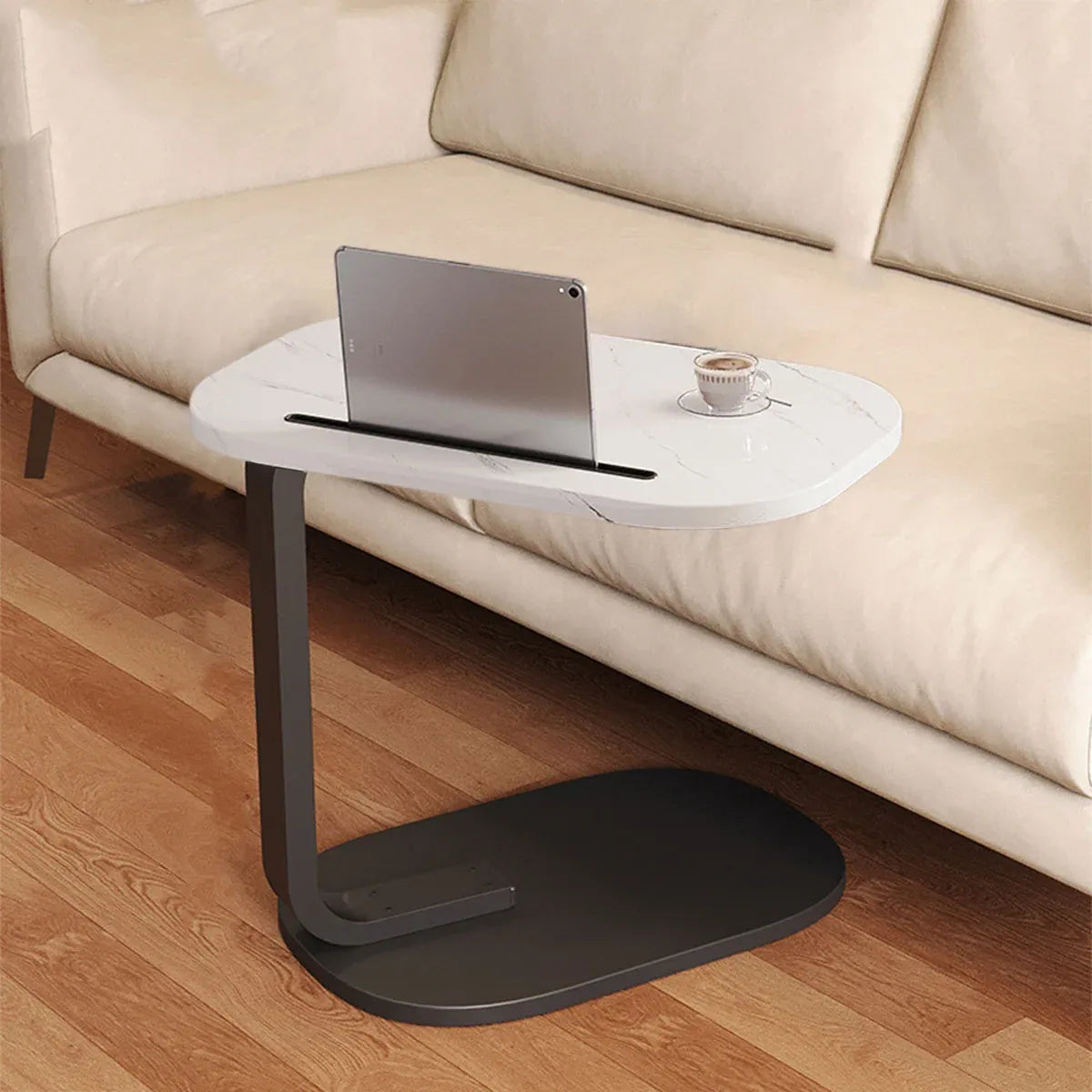 Mini Side Table Wooden Board Movable Lightweight Small Desk Compact Home Office