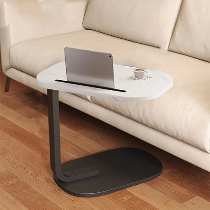 Mini Side Table Wooden Board Movable Lightweight Small Desk Compact Home Office
