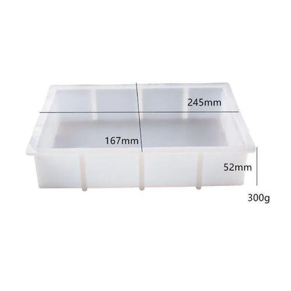 New Large Crystal Epoxy Resin Mold Geometry Cube Specimen Love Heart Round Mould - Heart