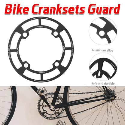 Round Bicycle Gear Disc Cover Single Speed Wheel Protection Shield for Bike Use
