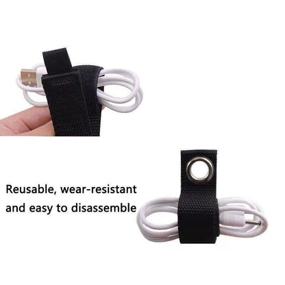 3X Organizer Cord Holder Heavy Duty Cable Storage Straps Extension 6 Sizes - 38*260mm
