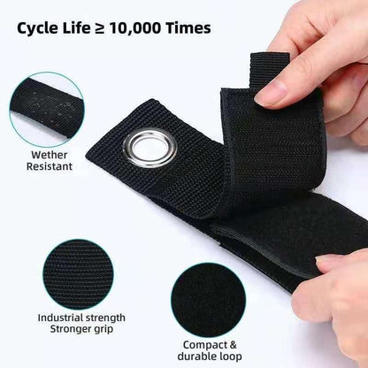 3X Organizer Cord Holder Heavy Duty Cable Storage Straps Extension 6 Sizes - 50*660mm