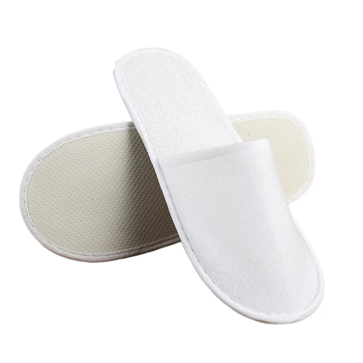 20 Pairs Disposable Hotel Slippers Star Design Homestay Towel Thickened NonSlip
