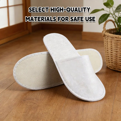 20 Pairs Disposable Hotel Slippers Star Design Homestay Towel Thickened NonSlip