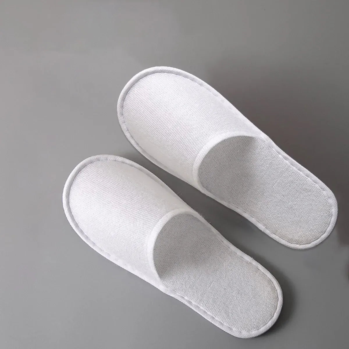 20 Pairs Disposable Hotel Slippers Star Design Homestay Towel Thickened NonSlip