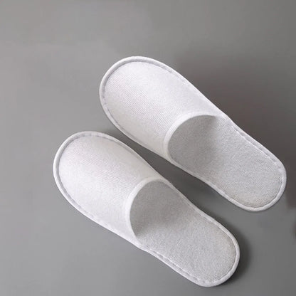 20 Pairs Disposable Hotel Slippers Star Design Homestay Towel Thickened NonSlip