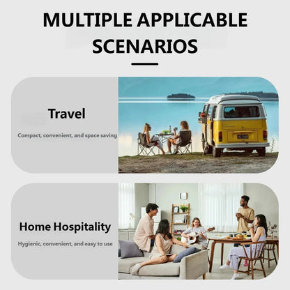 20 Pairs Disposable Portable Slippers Comfortable Anti-Slip Hotel Travel Backup