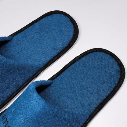 30 Pairs Hotel Guesthouse Hospitality Slippers for Household Comfort and Use - Blue