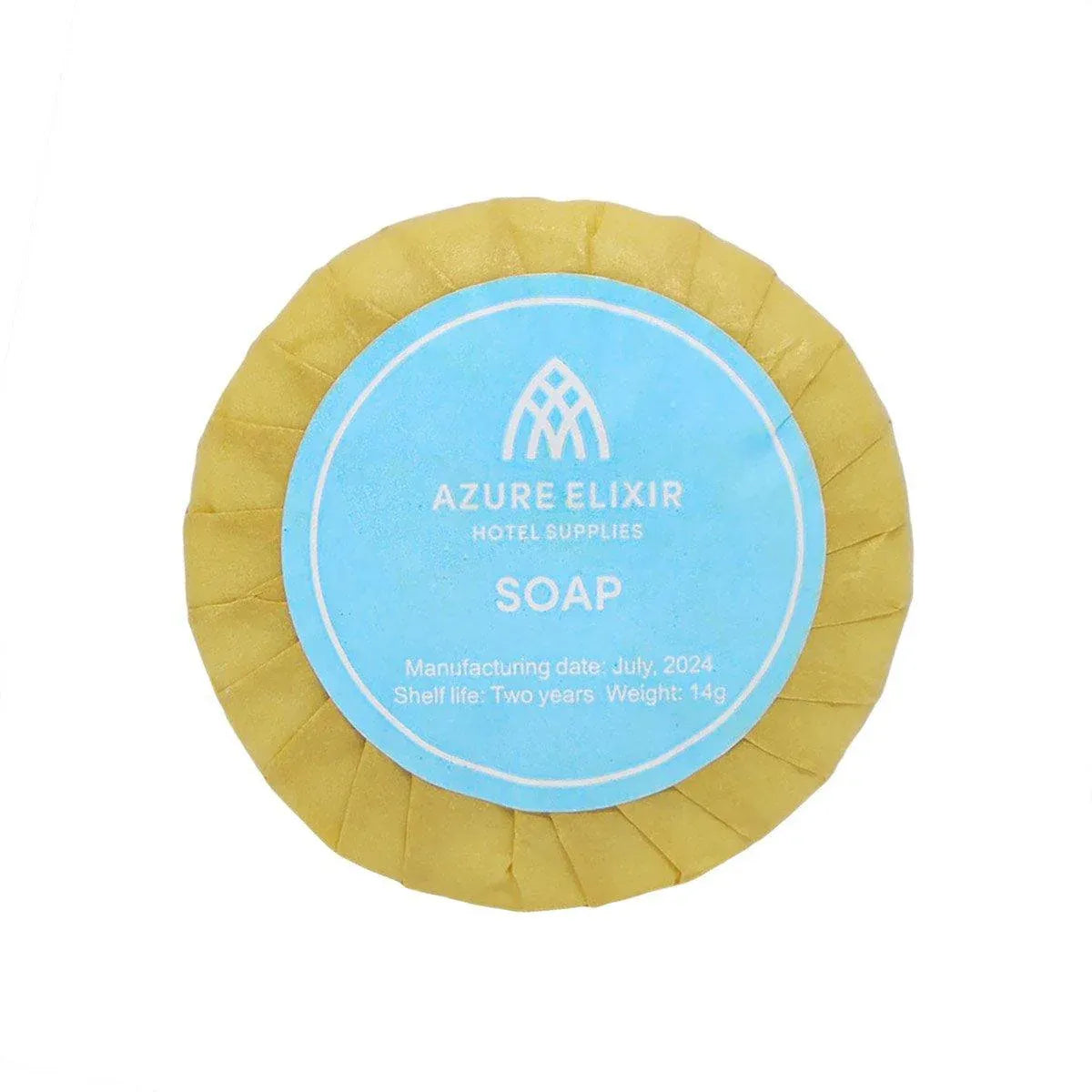 50pcs Hotel Soap Bars for Guesthouse Bathroom Travel Toiletries Set Hotel Use - Round