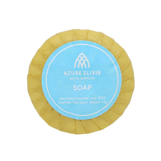 50pcs Hotel Soap Bars for Guesthouse Bathroom Travel Toiletries Set Hotel Use - Round