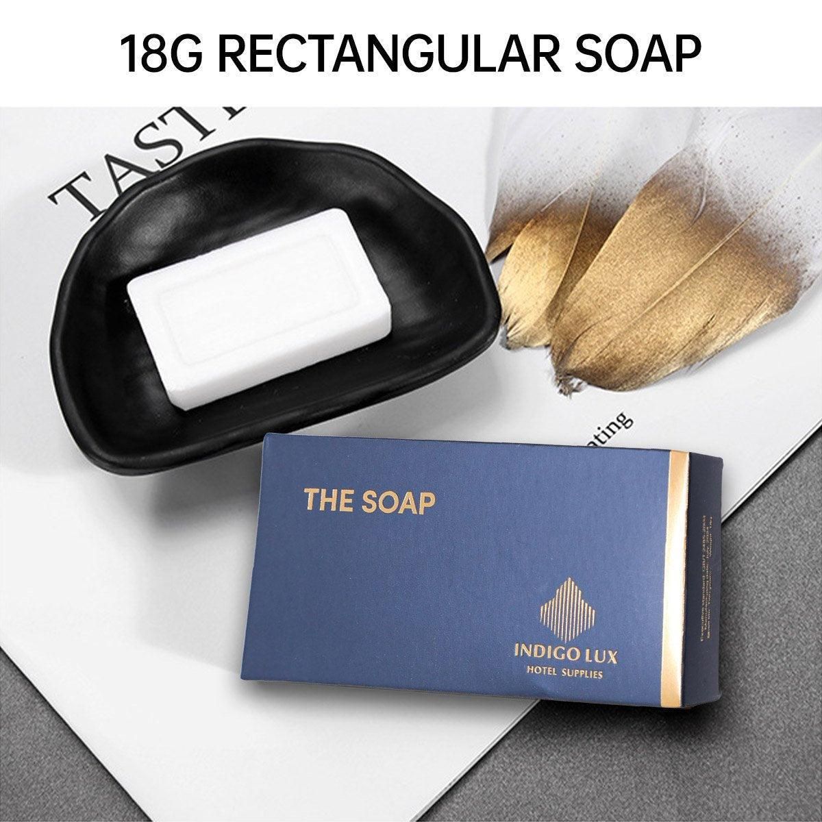 50pcs Hotel Soap Bars for Guesthouse Bathroom Travel Toiletries Set Hotel Use - Round