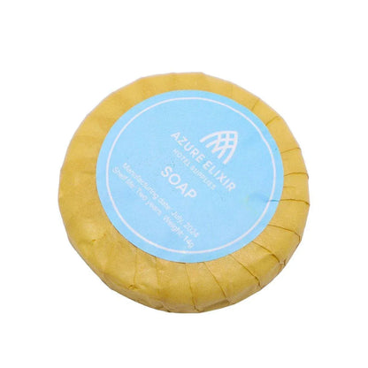 50pcs Hotel Soap Bars for Guesthouse Bathroom Travel Toiletries Set Hotel Use - Round