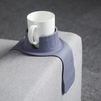 Couch Cup Holder Silicone Drink Coaster Tray Sofa Armrest Stand Car Cup Holder - Coffee