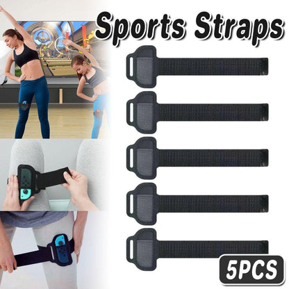 5pcs Adjustable Elastic Leg Straps for Switch Sports Game Accessories Fitness