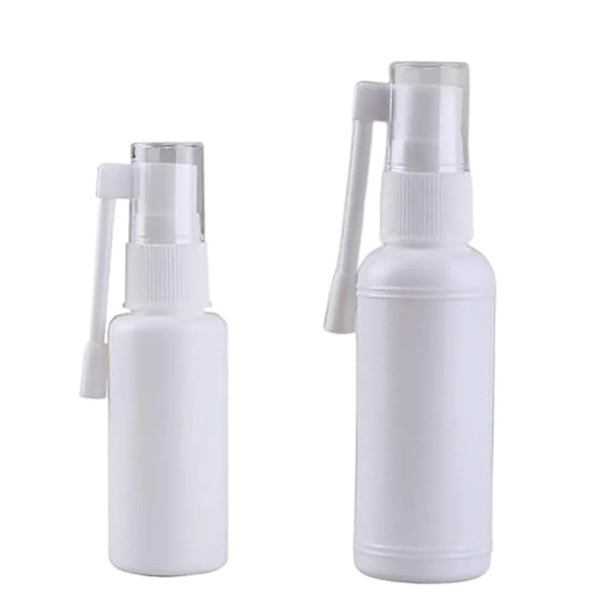 50PCS Rocker Sprayer 360 Degree Spray Bottle Small White Refillable Mist Container - 50ML