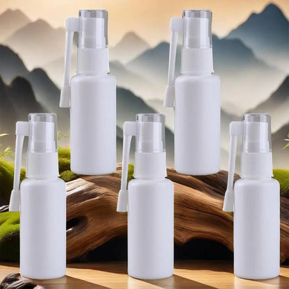 50PCS Rocker Sprayer 360 Degree Spray Bottle Small White Refillable Mist Container - 50ML
