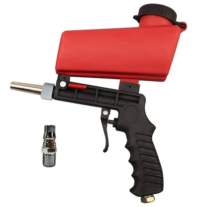 Handheld Sandblasting Tool Portable Pneumatic Tool For Rust Paint Cleaning Use