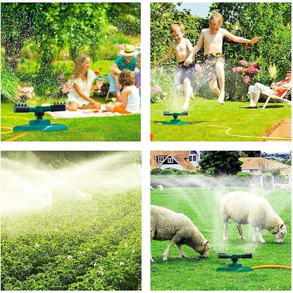 360° Rotating Garden Sprinkler Water Sprinkler Tool Grass Lawn Sprayer Watering