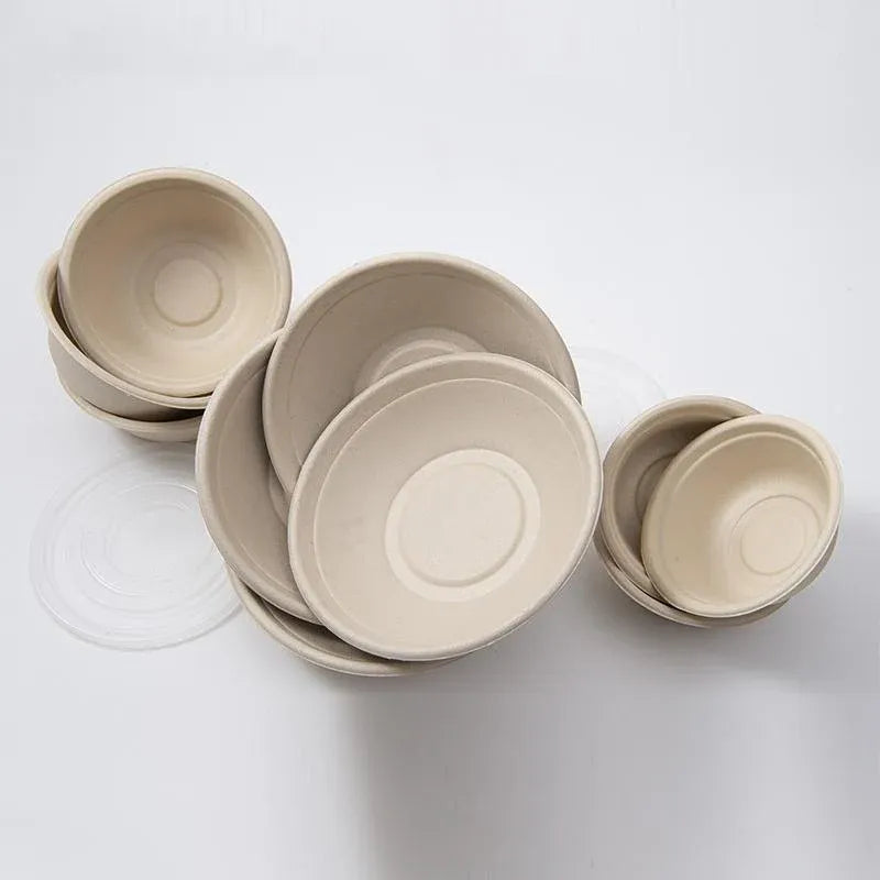 250PCS Food Preparation Burger Storages Cake Packaging Box Lunch Boxes Primary - Primary 750ml-PET lid