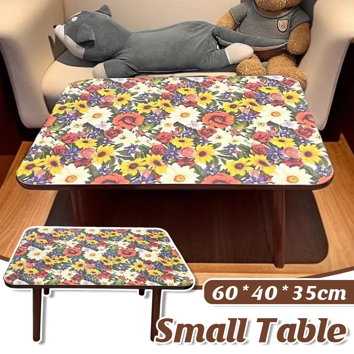 Mandala Style Side Table Small Flower Table Universal Type Durable Space-Saving