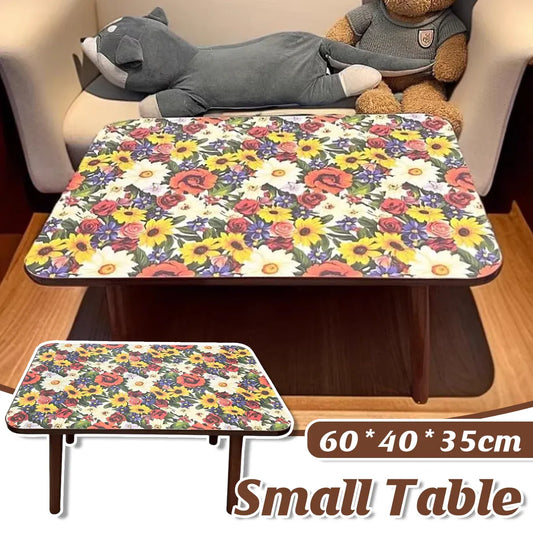 Mandala Style Side Table Small Flower Table Universal Type Durable Space-Saving
