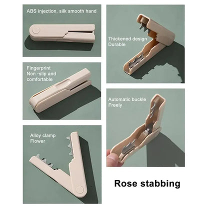 Flower Shop Thorn Tools Rose Thorn Strippers Thorn Removing Pliers Thorn Clamps - Coffee