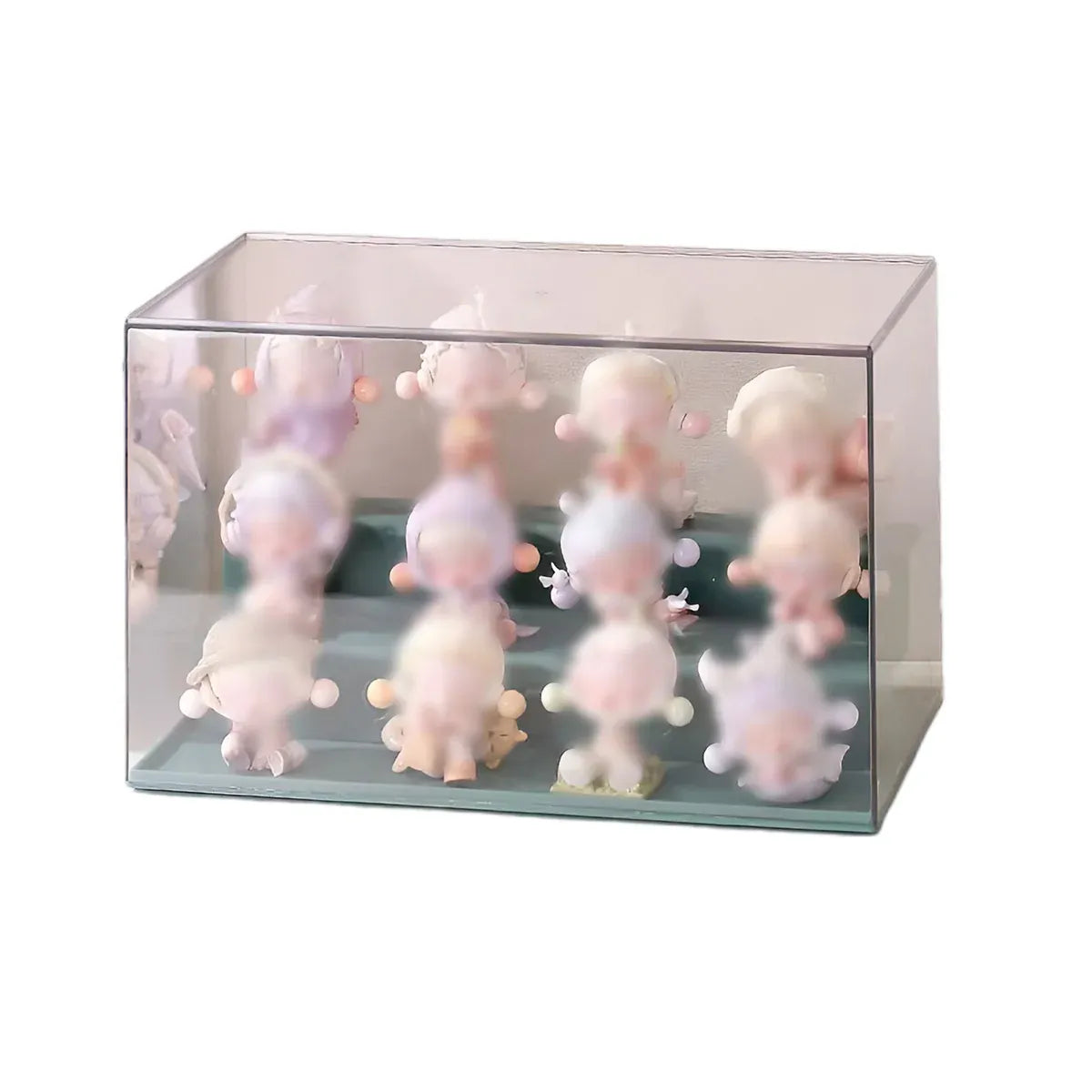 Blind Box Storage Display Rack Transparent Acrylic Collectible Display Case - Blue