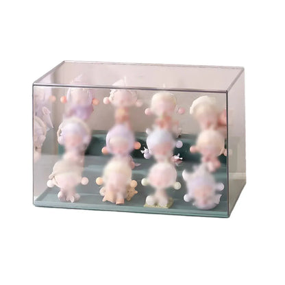 Blind Box Storage Display Rack Transparent Acrylic Collectible Display Case - Blue