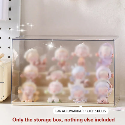 Blind Box Storage Display Rack Transparent Acrylic Collectible Display Case - Blue