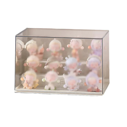 Blind Box Storage Display Rack Transparent Acrylic Collectible Display Case - White