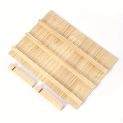 Wooden Earrings Display Rack Multi Tier Jewelry Stand Organizer Earrings Holder - 4-Tier