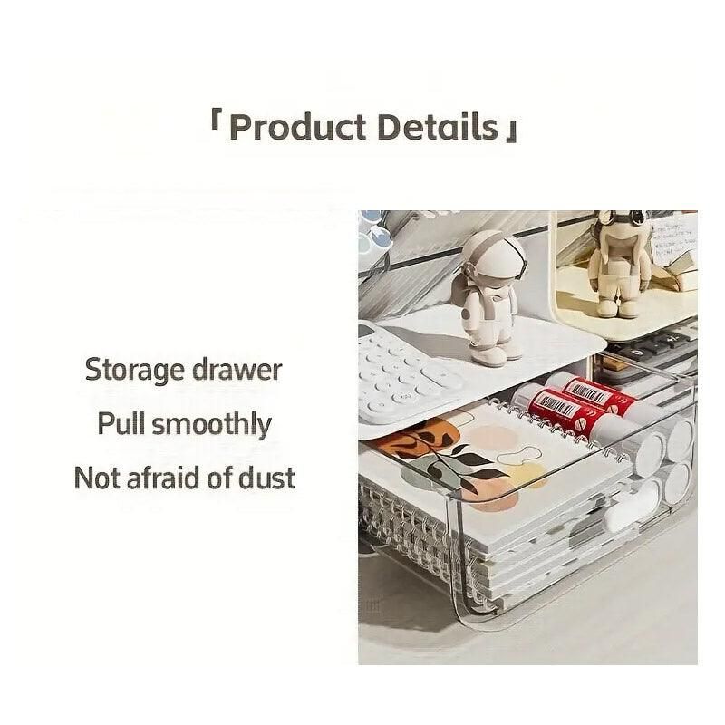 Slant Plug Pen Holder Stationery Organizer Desktop Clutter Storage Office Desk - White