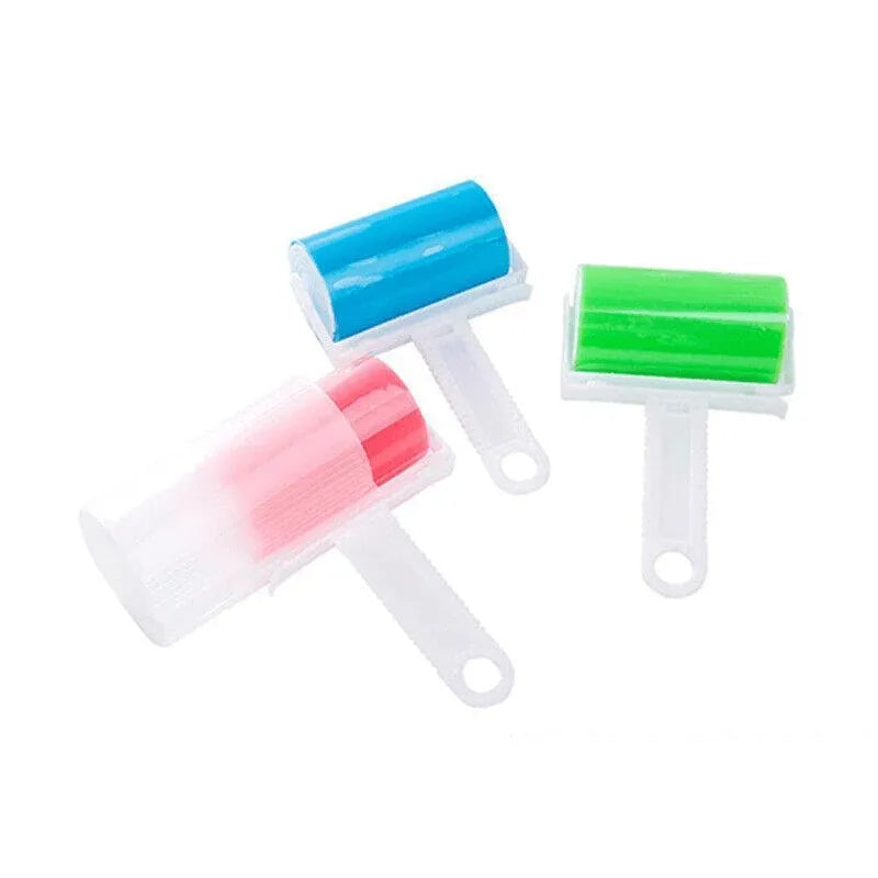 3PCS Washable Lint Rollers for Pet Hair Clothes Carpet Reusable Sticky Brush