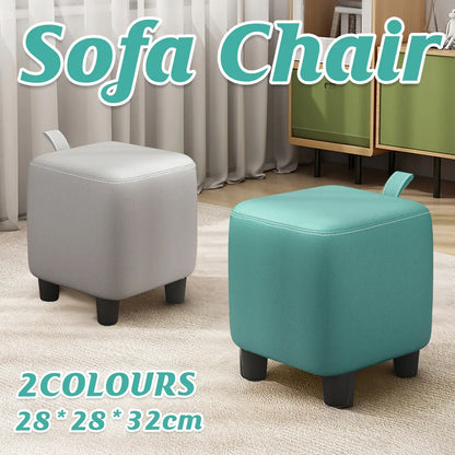 Small Stools Household Low Stools Coffee Table Shoe Changing Stools Portable - Blue