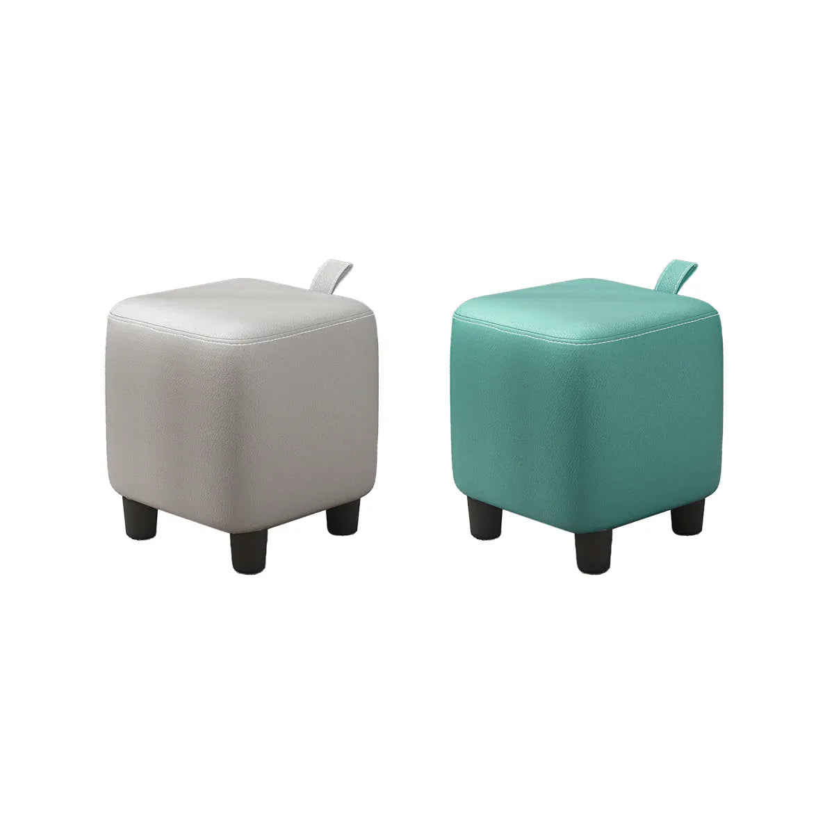 Small Stools Household Low Stools Coffee Table Shoe Changing Stools Portable - Blue