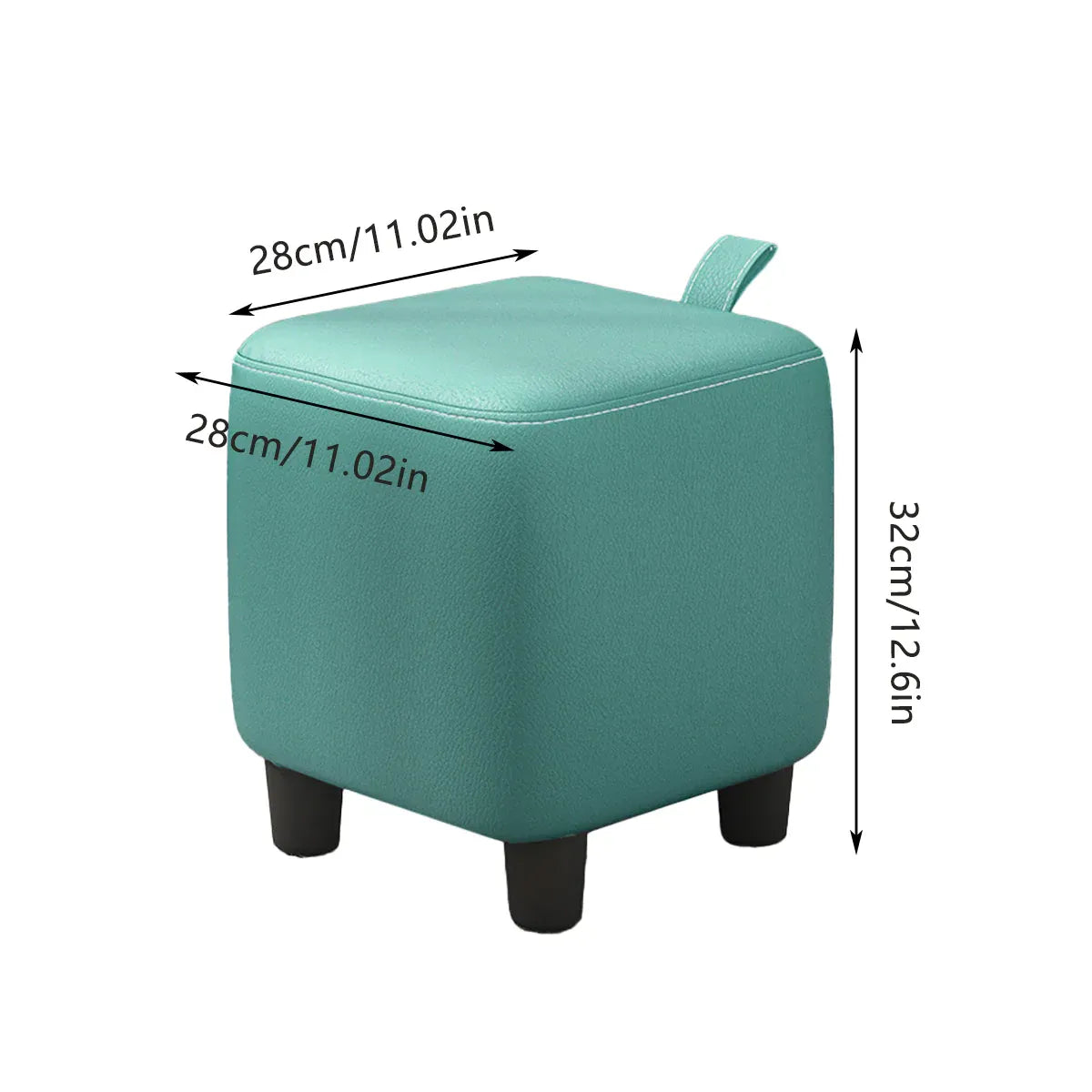 Small Stools Household Low Stools Coffee Table Shoe Changing Stools Portable - Blue