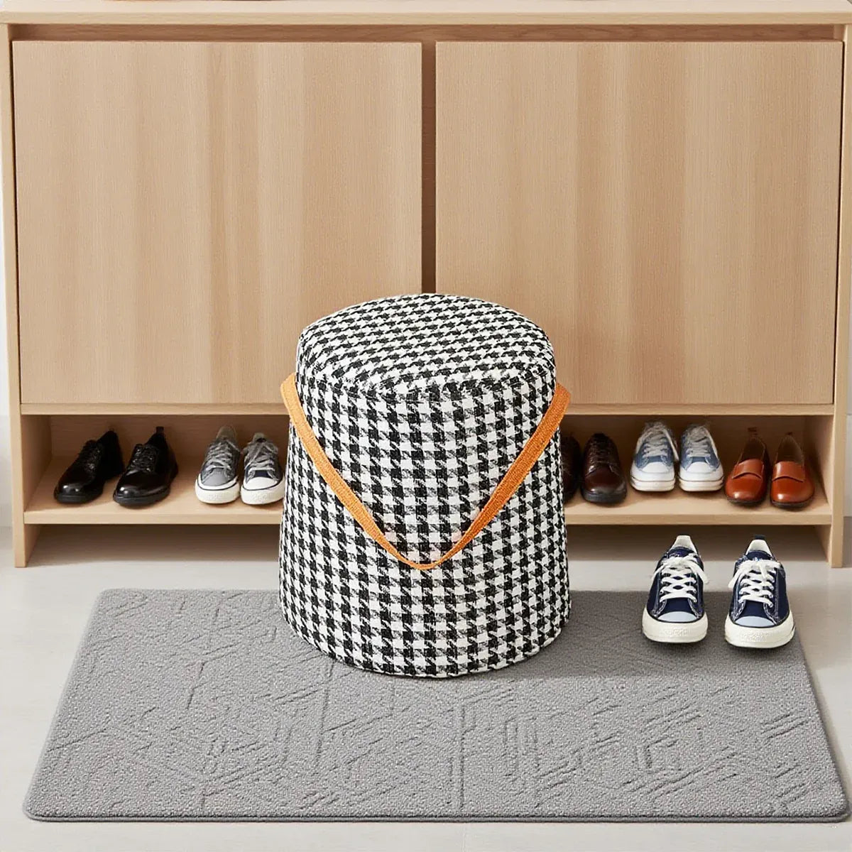 Home Portable Step Stool Shoe Changing Stool for Home Bedroom Lightweight Sturdy