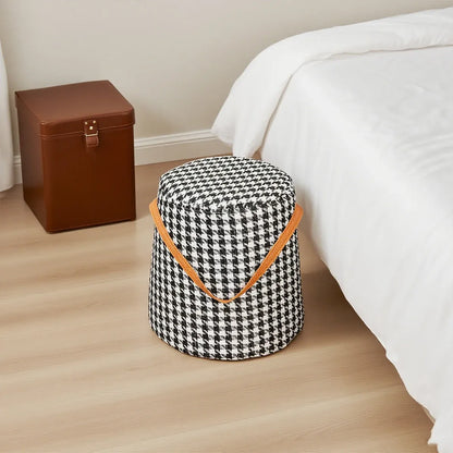 Home Portable Step Stool Shoe Changing Stool for Home Bedroom Lightweight Sturdy